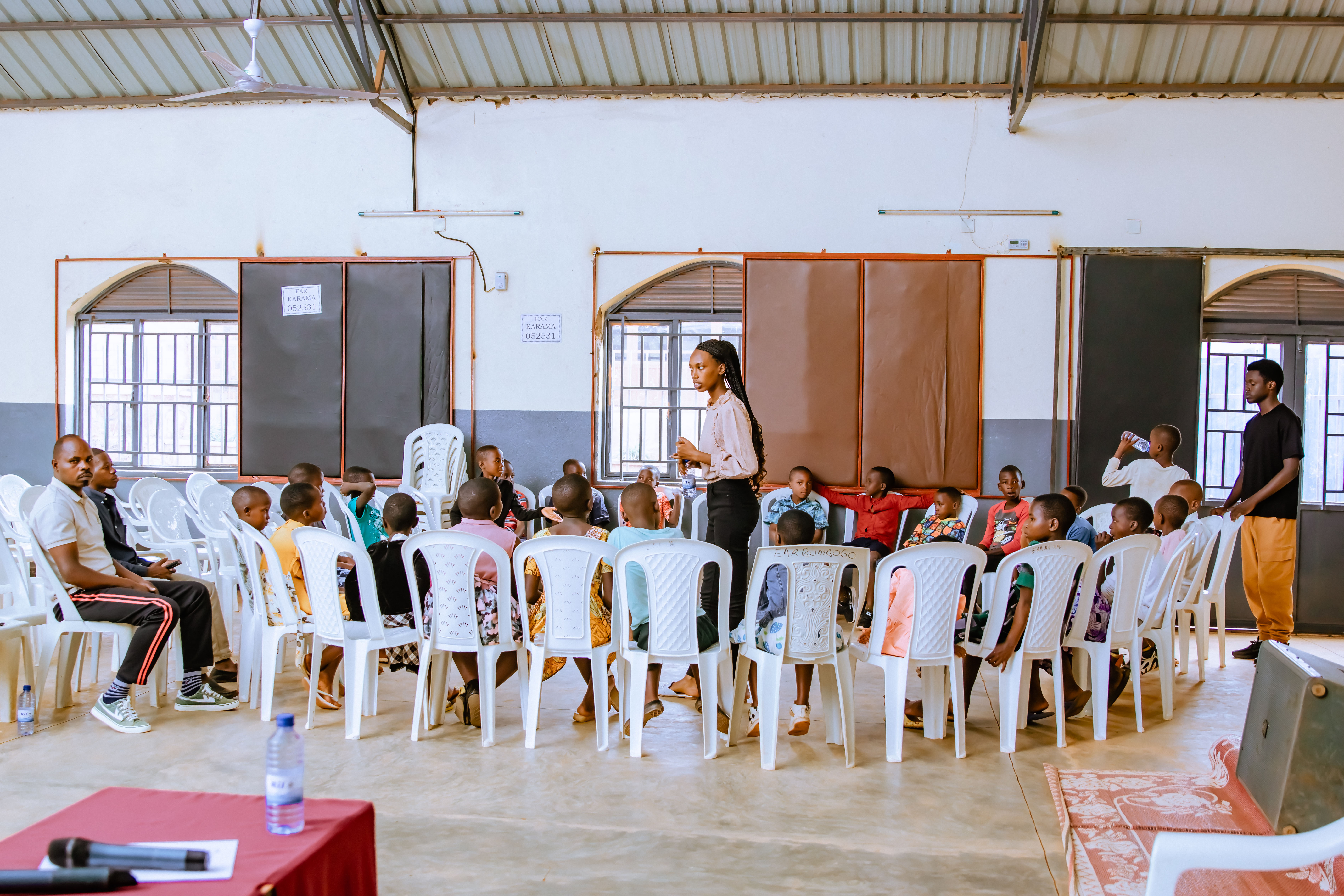 Young people engaging in community activities